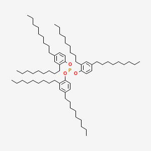 molecular formula C72H123O3P B14499957 Phenol, 2,4-dinonyl-, phosphite CAS No. 64033-89-2