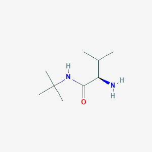molecular formula C9H20N2O B1450007 (R)-2-amino-N-tert-butyl-3-methylbutanamide CAS No. 69981-34-6
