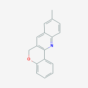 molecular formula C17H13NO B14500248 9-methyl-6H-chromeno[4,3-b]quinoline CAS No. 65038-76-8