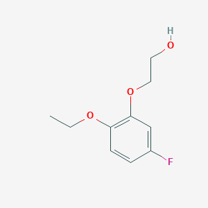 molecular formula C10H13FO3 B145003 2-(2-Ethoxy-5-fluorophenoxy)ethanol CAS No. 125960-77-2