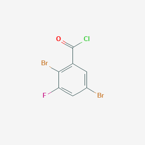 2,5-Dibromo-3-fluorobenzoyl chloride