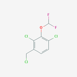 2,4-Dichloro-3-(difluoromethoxy)benzyl chloride