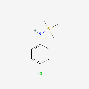 molecular formula C9H14ClNSi B14500486 N-(4-Chlorophenyl)-1,1,1-trimethylsilanamine CAS No. 63911-86-4