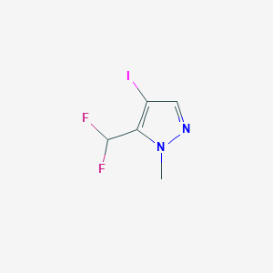 5-(difluoromethyl)-4-iodo-1-methyl-1H-pyrazole