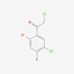 2'-Bromo-5'-chloro-4'-fluorophenacyl chloride