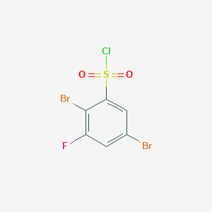 2,5-Dibromo-3-fluorobenzenesulfonyl chloride