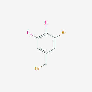molecular formula C7H4Br2F2 B1450069 3-Bromo-4,5-difluorobenzyl bromide CAS No. 1807172-44-6