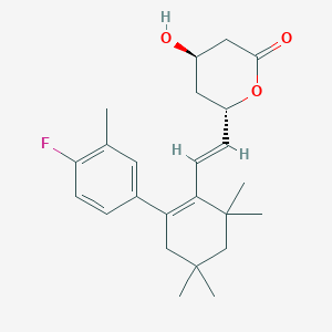 molecular formula C24H31FO3 B145007 Dalvastatin CAS No. 135910-20-2