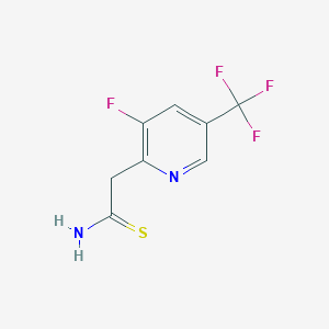 2-[3-Fluoro-5-(trifluoromethyl)-2-pyridyl]thioacetamide
