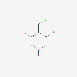 molecular formula C7H4BrClF2 B1450080 2-Bromo-4,6-difluorobenzyl chloride CAS No. 1807071-32-4