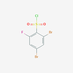 2,4-Dibromo-6-fluorobenzenesulfonyl chloride