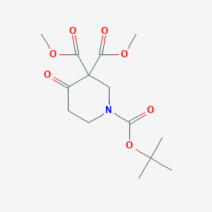 1-tert-butyl 3,3-Dimethyl 4-oxopiperidine-1,3,3-tricarboxylate