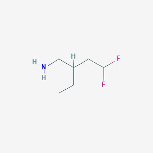 3-(Aminomethyl)-1,1-difluoropentane
