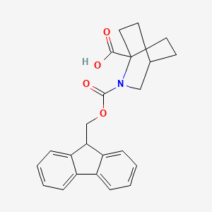 2-[(9H-Fluoren-9-ylmethoxy)carbonyl]-2-azabicyclo[2.2.2]octane-1-carboxylic acid