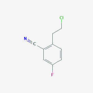 2-(2-Chloroethyl)-5-fluorobenzonitrile