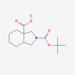 2-[(tert-Butoxy)carbonyl]-octahydro-1H-isoindole-3a-carboxylic acid