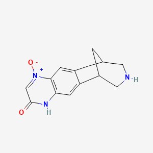 molecular formula C13H13N3O2 B1450117 2-Oxo-2,6,7,8,9,10-hexahydro-1H-6,10-methanoazepino[4,5-g]quinoxaline 4-oxide CAS No. 2306217-11-6