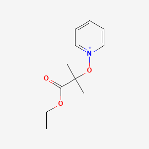molecular formula C11H16NO3+ B14501281 1-[(1-Ethoxy-2-methyl-1-oxopropan-2-yl)oxy]pyridin-1-ium CAS No. 62935-74-4