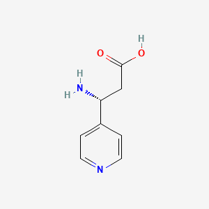 molecular formula C8H10N2O2 B1450135 (R)-3-氨基-3-(吡啶-4-基)丙酸 CAS No. 678969-18-1