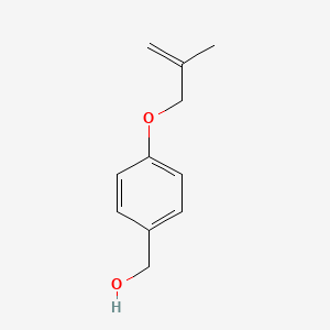 molecular formula C11H14O2 B1450137 {4-[(2-Methyl-2-propen-1-YL)oxy]phenyl}methanol CAS No. 569361-03-1