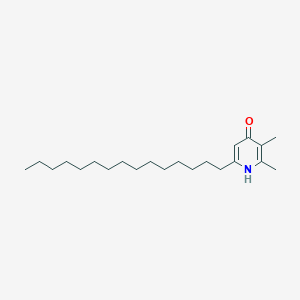 molecular formula C22H39NO B14501388 2,3-Dimethyl-6-pentadecylpyridin-4(1H)-one CAS No. 64840-77-3