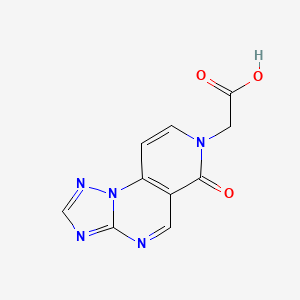 B1450144 (6-oxopyrido[3,4-e][1,2,4]triazolo[1,5-a]pyrimidin-7(6H)-yl)acetic acid CAS No. 1030456-82-6