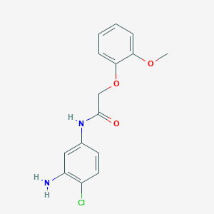 N-(3-Amino-4-chlorophenyl)-2-(2-methoxyphenoxy)-acetamide