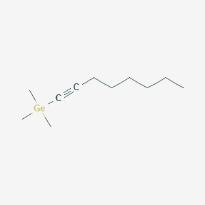molecular formula C11H22Ge B14501464 Trimethyl(oct-1-YN-1-YL)germane CAS No. 62857-79-8