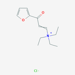 molecular formula C13H20ClNO2 B14501488 N,N,N-Triethyl-3-(furan-2-yl)-3-oxoprop-1-en-1-aminium chloride CAS No. 64186-93-2