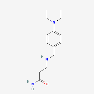 3-{[4-(Diethylamino)benzyl]amino}propanamide