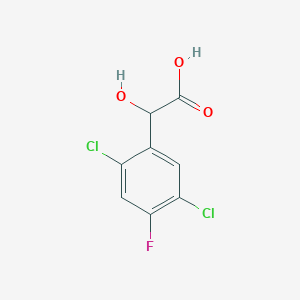 molecular formula C8H5Cl2FO3 B1450153 2,5-Dichloro-4-fluoromandelic acid CAS No. 1804886-64-3