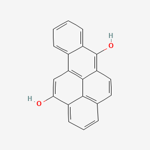 molecular formula C20H12O2 B14501579 Benzo(b)pyrene-6,12-diol CAS No. 63148-08-3