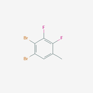 molecular formula C7H4Br2F2 B1450159 4,5-Dibromo-2,3-difluorotoluene CAS No. 1803783-79-0