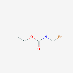 molecular formula C5H10BrNO2 B14501599 Ethyl (bromomethyl)methylcarbamate CAS No. 64332-55-4