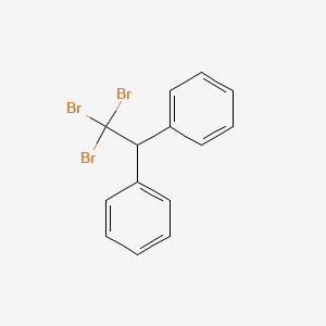 molecular formula C14H11Br3 B14501607 1,1'-(2,2,2-Tribromoethane-1,1-diyl)dibenzene CAS No. 64434-52-2