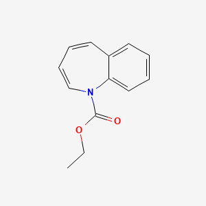 molecular formula C13H13NO2 B14501683 Ethyl 1H-1-benzazepine-1-carboxylate CAS No. 64056-54-8
