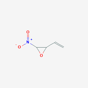 molecular formula C4H5NO3 B14501711 Oxirane, 2-ethenyl-3-nitro- CAS No. 62907-69-1