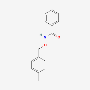 molecular formula C15H15NO2 B14501738 Benzamide, N-[(4-methylphenyl)methoxy]- CAS No. 64583-56-8