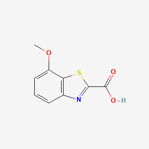 molecular formula C9H7NO3S B1450174 7-Methoxybenzothiazole-2-carboxylic acid CAS No. 1188162-80-2