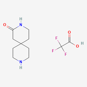 3,9-Diazaspiro[5.5]undecan-2-one 2,2,2-trifluoroacetate