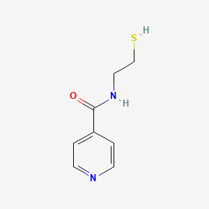 molecular formula C8H10N2OS B14501767 N-(2-Sulfanylethyl)pyridine-4-carboxamide CAS No. 63847-36-9