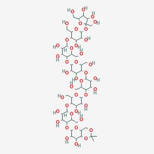 O-(4,6-O-Isopropylidene-alpha-glucopyranosyl)-(1-4)-(O-alpha-glucopyranosyl-(1-4))(5)-O-alpha-glucopyranosyl-(1-2)-alpha-fructofuranoside
