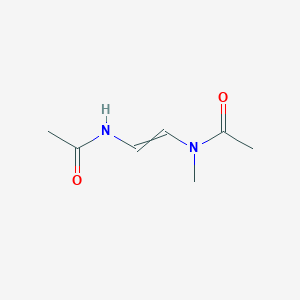 molecular formula C7H12N2O2 B14501916 N-(2-Acetamidoethenyl)-N-methylacetamide CAS No. 63171-15-3
