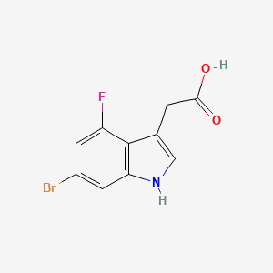 6-Bromo-4-fluoroindole-3-acetic acid