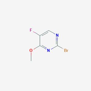 molecular formula C5H4BrFN2O B1450195 2-Bromo-5-fluoro-4-methoxy-pyrimidine CAS No. 1934897-64-9