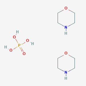 molecular formula C8H21N2O6P B14501988 Morpholine;phosphoric acid CAS No. 63673-42-7