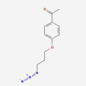 molecular formula C11H13N3O2 B1450199 1-[4-(3-Azidopropoxy)-phenyl]-ethanone CAS No. 1627113-76-1