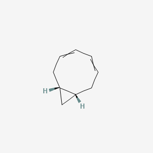 molecular formula C9H12 B14501999 (1R,8S)-bicyclo[6.1.0]nona-3,5-diene CAS No. 63318-59-2