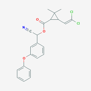 molecular formula C22H19Cl2NO3 B145020 Cypermethrin CAS No. 137497-61-1