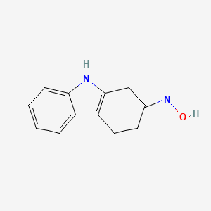 molecular formula C12H12N2O B1450201 (Z)-3,4-二氢-1H-咔唑-2(9H)-酮肟 CAS No. 91391-95-6